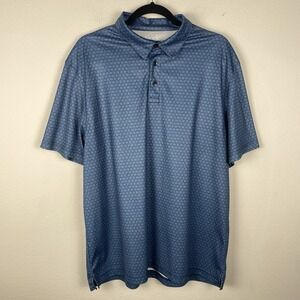 Etonic Golf Polo Performance Mens XL Geometric Pattern Stretch Wicking